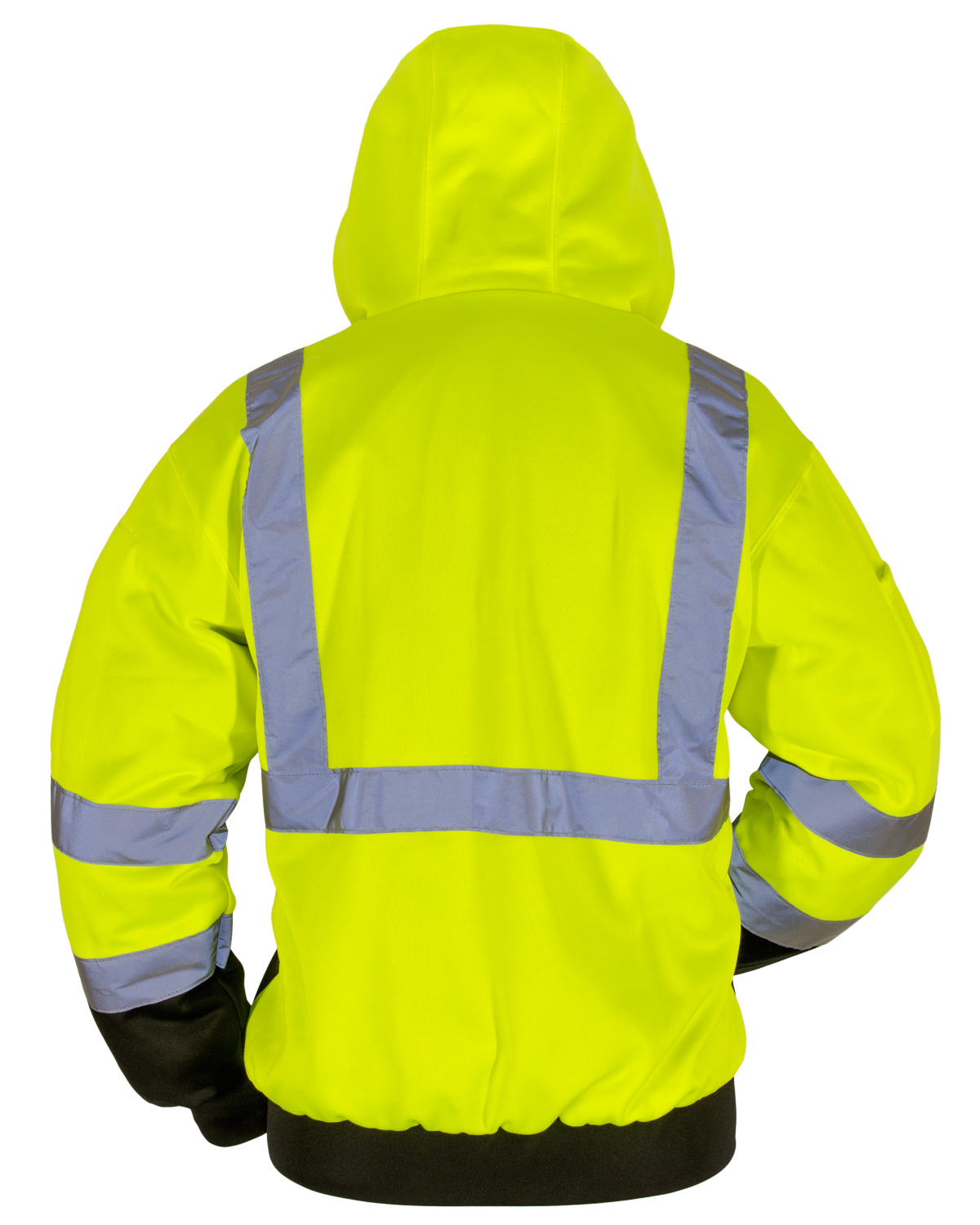 Picture of Max Apparel MAX650 Class 3 Thermal Lined Sweatshirt, Safety Green/Black